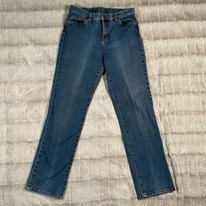 VTG‎ Lauren Jeans Co Ralph Lauren Women's Size 6 Classic Straight Stretch Jeans